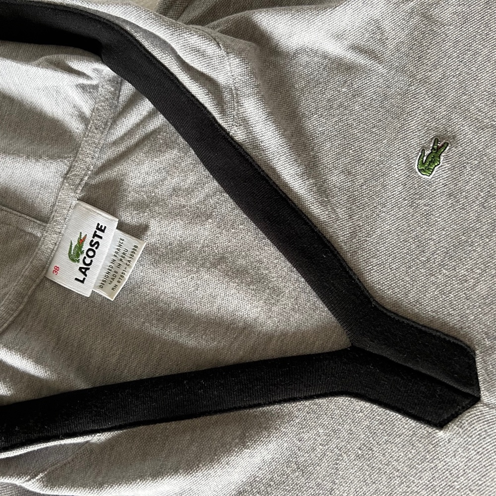 Lacoste hooded shirt